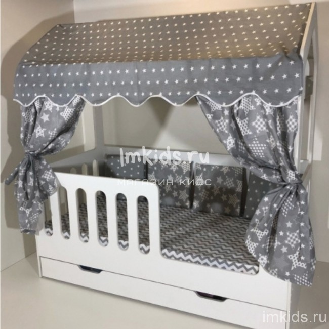 Кровать домик "Сказка" с ящиком