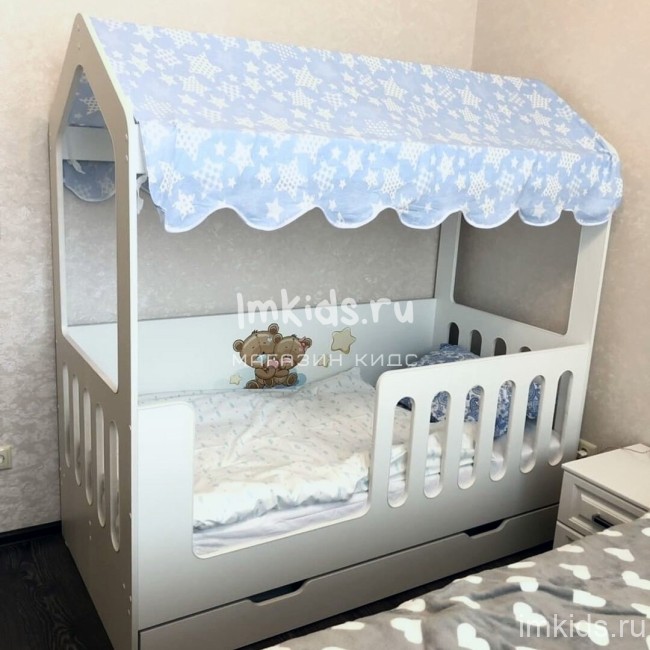 Кровать домик "Сказка" с ящиком