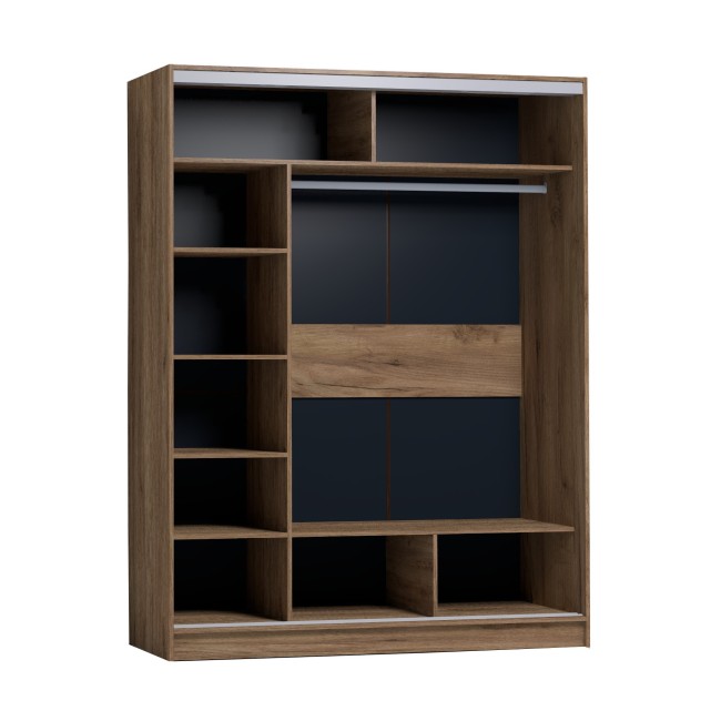 Шкаф-купе Strike 1600 Дуб табачный Craft