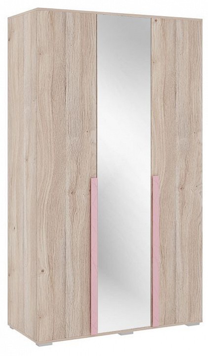 Шкаф платяной Лайк 05.02 (дуб мария дуб мария, роуз  1200x550x2100)