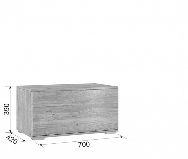 Стенка для гостиной Лайк КГ21 (дуб мария дуб мария, какао  )