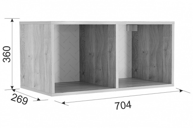 Набор для детской Лайк К146 (дуб мария дуб мария, роуз нежно-розовый )