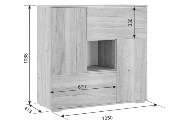 Набор для детской Лайк К146 (дуб мария дуб мария, роуз нежно-розовый )