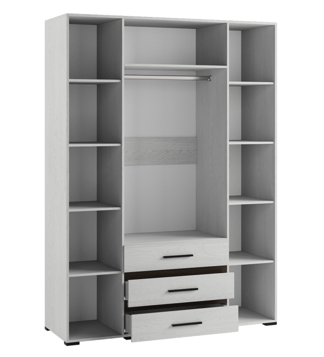 Шкаф с зеркалом Модена МШ-24, ясень анкор светлый Шкаф с зеркалом Модена МШ-24, ясень анкор светлый