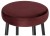 Стул барный Plato (черный  бордовый 430x430x650)