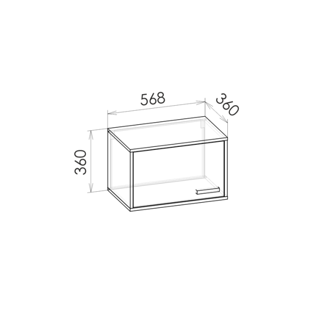 Либерти Шкаф навесной НШ