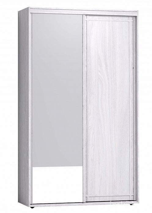 Шкаф-купе с зеркалом Sherlock 303 Ясень анкор светлый