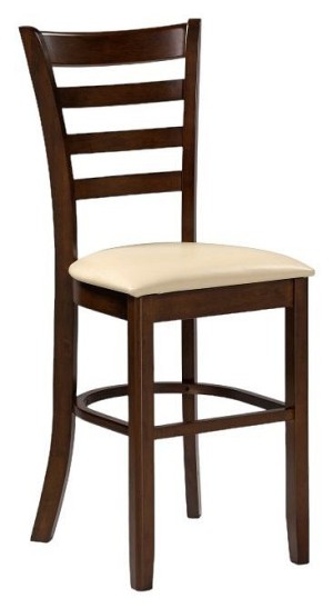 Стул барный Pola (дуб dirty oak  кремовый 430x460x1070)