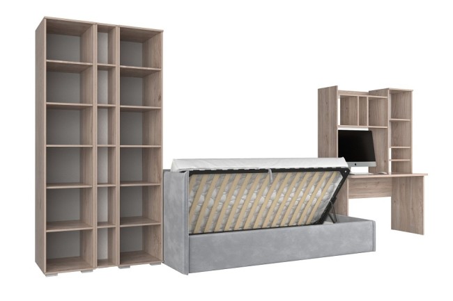 Гарнитур для детской Лайк К44 (дуб мария графит, дуб мария графит )