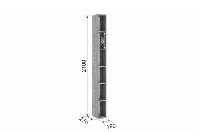 Гарнитур для детской Лайк К44 (дуб мария графит, дуб мария графит )