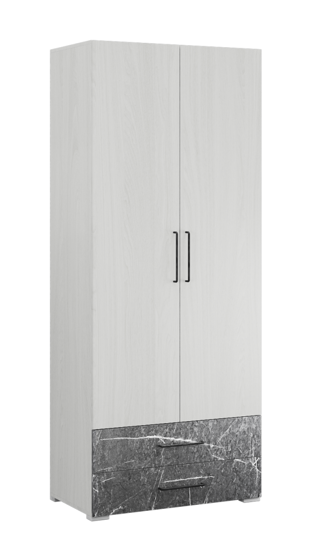 Шкаф двухдверный Теана (ясень анкор светлый)