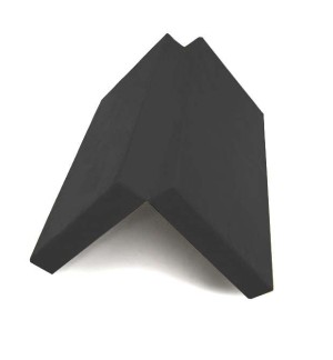 Мат № 3 (100 х 100 х 10) складной "KMSsport" чёрный