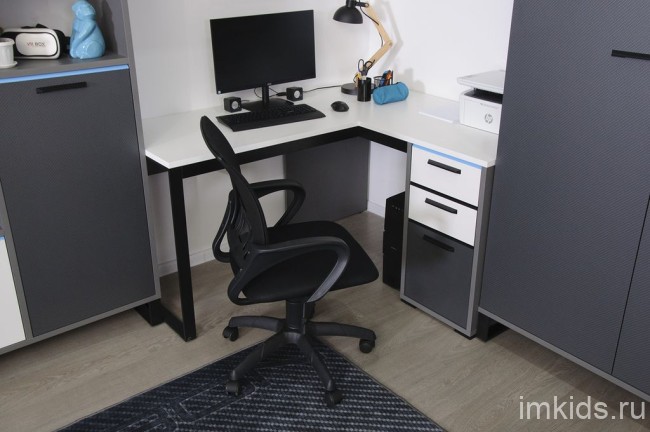 КАРБОН Стол письменный угловой С2