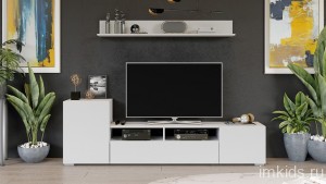 Набор для гостиной Сильвия (белый ясень белый ясень  1931x349x612)