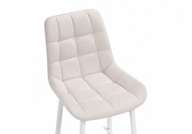 Стул барный Алст К (белый  молочный velutto 67 500x580x1010)