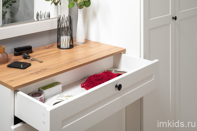 Тумба для обуви Остин 16.121. Белая