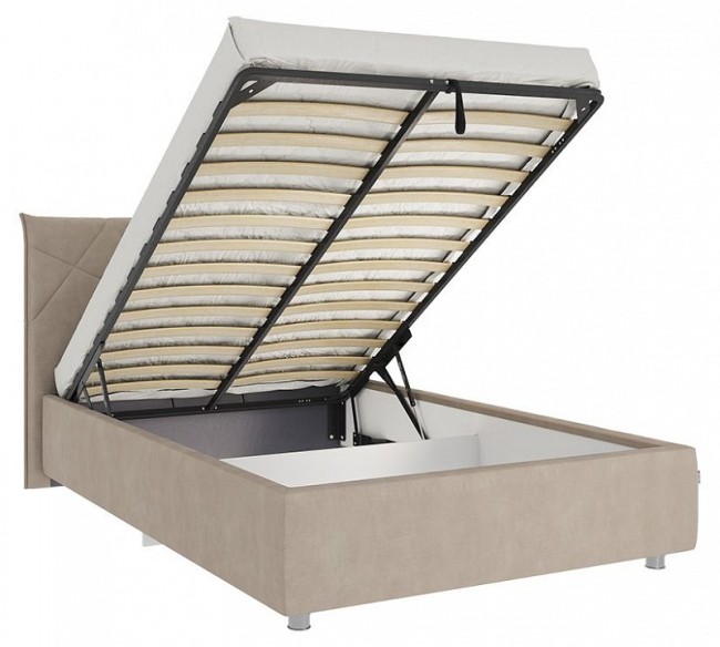 Кровать полутораспальная Бест (  капучино 2140x1480x1050)