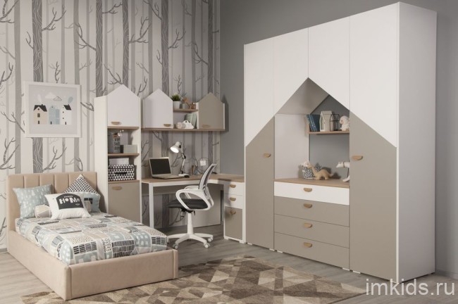 ГРЕТА Стол письменный с ящиками