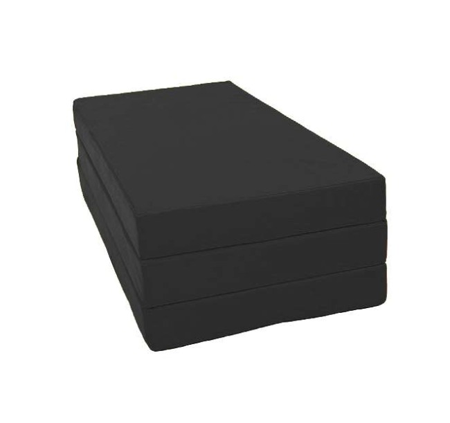 Мат № 4 (100 х 150 х 10) складной "KMSsport" чёрный