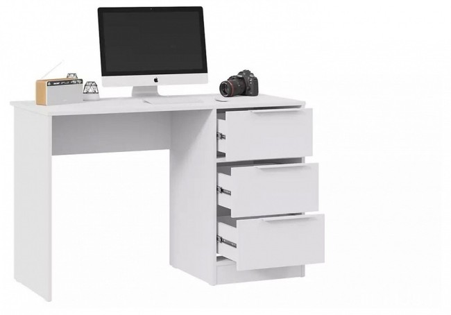 Стол письменный Марли (белый белый  1164x500x754)