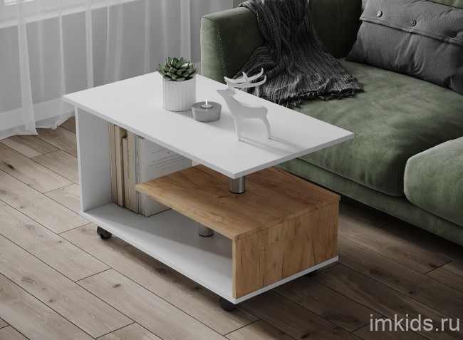 Столик журнальный Консул-5, дуб крафт