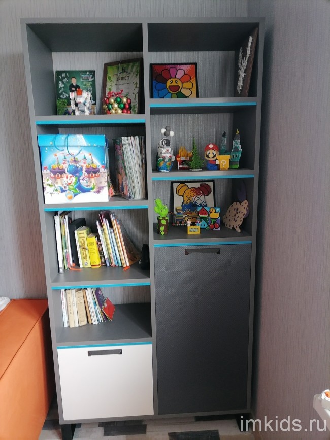 КАРБОН Шкаф книжный ШК