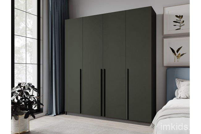 Спальня Феникс, графит/олива софт Спальня Феникс, графит/олива софт