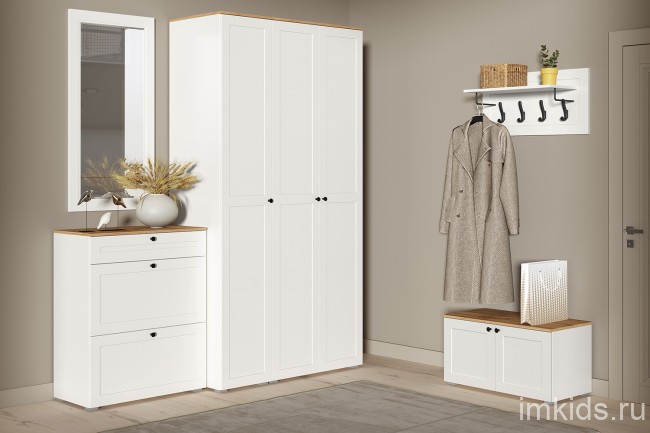 Вешалка 15.12 Остин, Белый