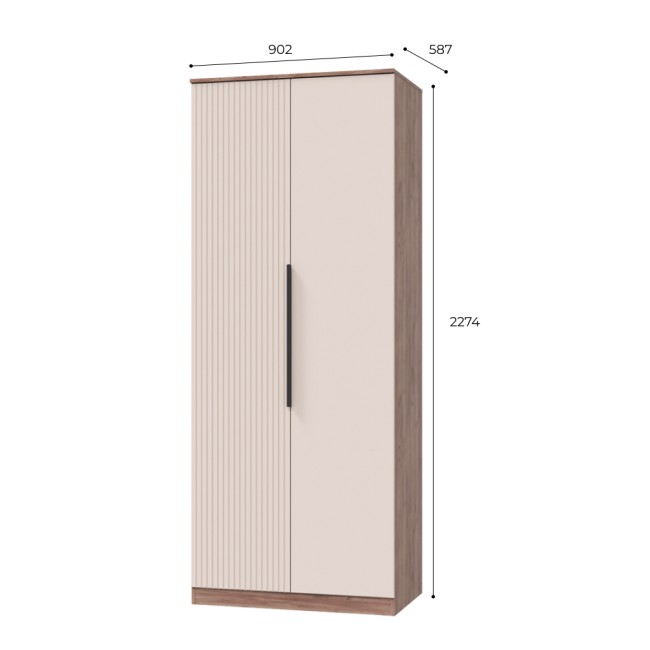 Шкаф для платья и белья Тоскана