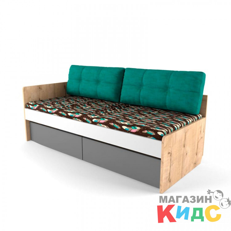 Кровать «Лофт» с диванными подушками
