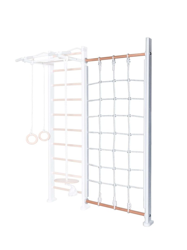 ДСК PERFETTO SPORT "Verticale in legno con rete" bianco-naturale PS-134 Стойка с сеткой