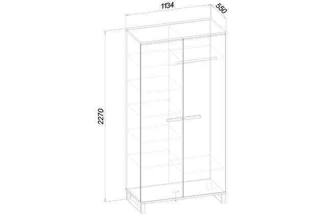 КАРБОН Шкаф Ш2