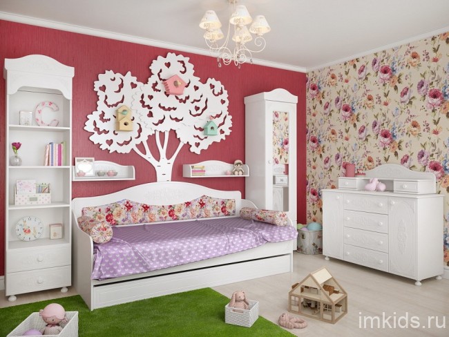 Комод Ассоль АС-19 (белое дерево белое дерево  1200x480x817)