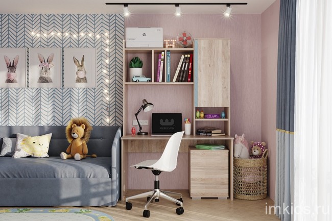 Тумбочка Лайк 25.01 (дуб мария дуб мария  400x410x560)