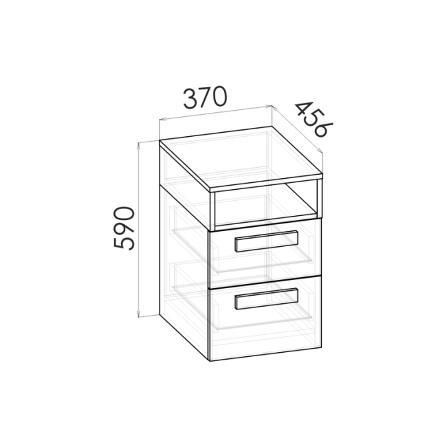 Румика Тумба выкатная Т3