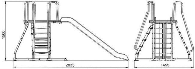 Детская горка "Пчелка"