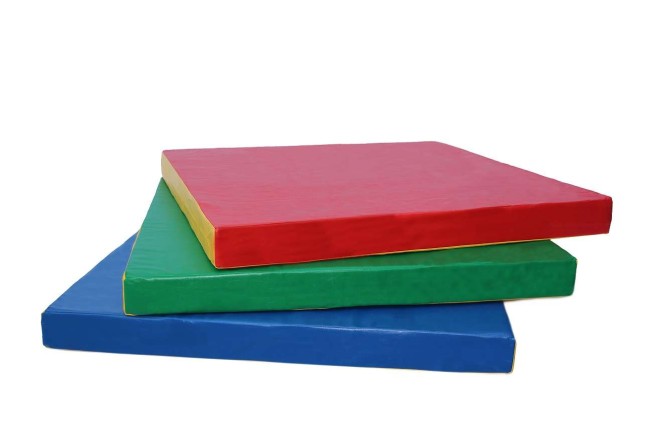 Мат № 2 (100 х 100 х 10) "KMSsport" сине/жёлтый Мат № 2 (100 х 100 х 10) "KMSsport" сине/жёлтый