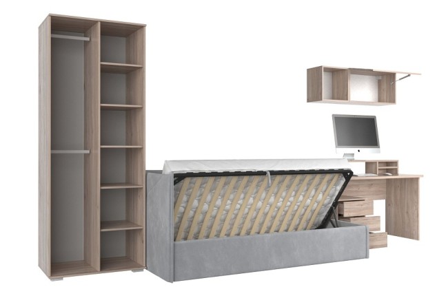 Гарнитур для детской Лайк К45 (дуб мария дуб мария, какао капучино )