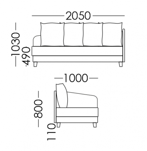 Диван - кровать "Санг" 