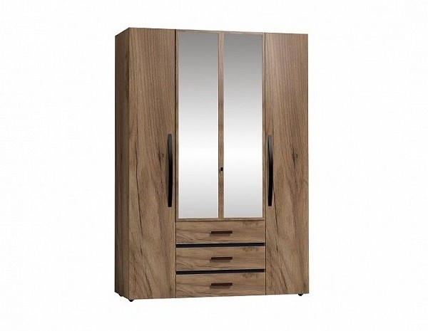 Шкаф для одежды и белья Nature 555, дуб табачный