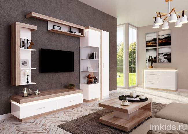 Шкаф-витрина Люмен 05