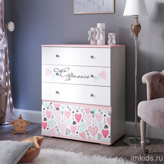 Комод в детскую Малибу КМ-08