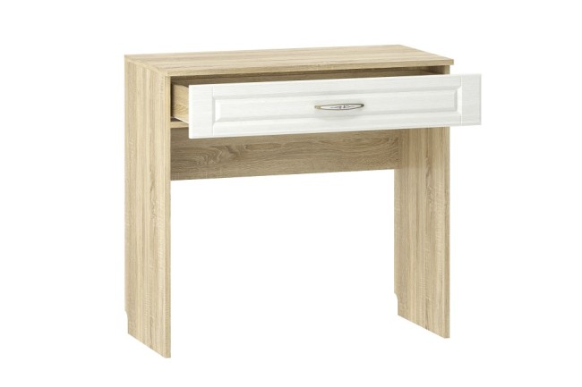 Стол туалетный Оливия НМ 040.57 (дуб сонома дерево белое  852x420x800)