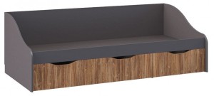 Кровать односпальная Мальма (графит дуб стирлинг  2050x960x670)