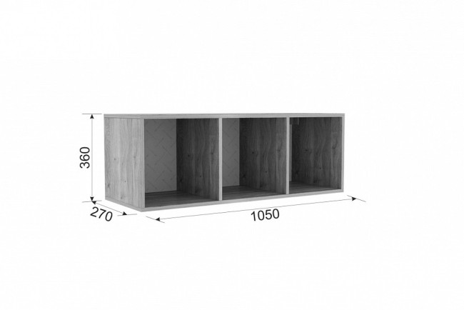 Гарнитур для детской Лайк КД40 (дуб мария дуб мария, индиго капучино )