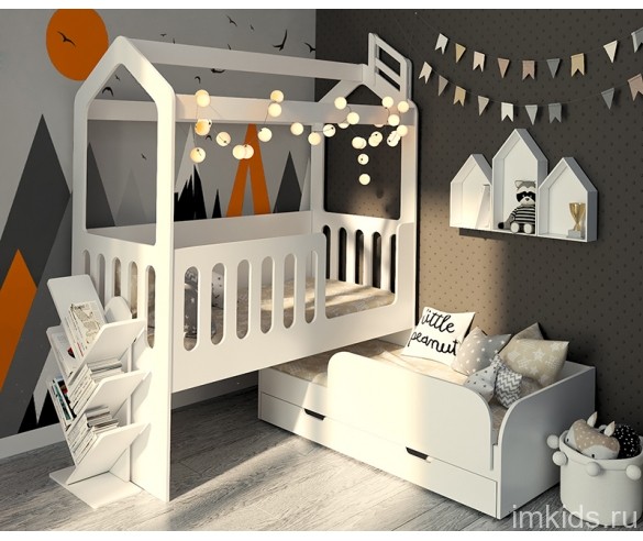 Домик Сказка с выдвижной кроватью