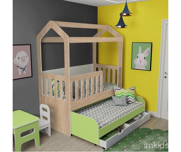 Домик Сказка с выдвижной кроватью