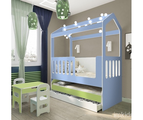 Домик Сказка с выдвижной кроватью