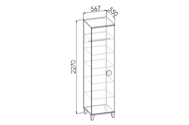 FUN-BOX Шкаф-пенал ШП