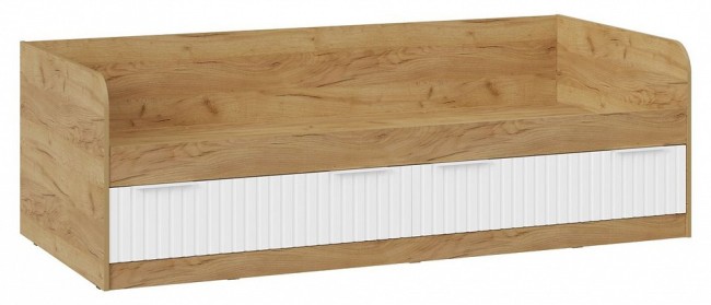 Кровать Хилтон Тип 1 (дуб крафт золотой белый  2042x940x649)